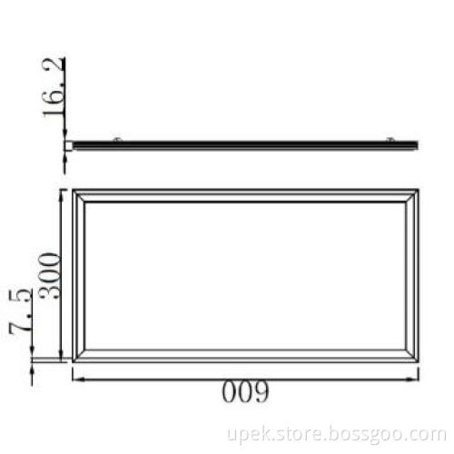 New design ceiling led light panel for hotel decoration